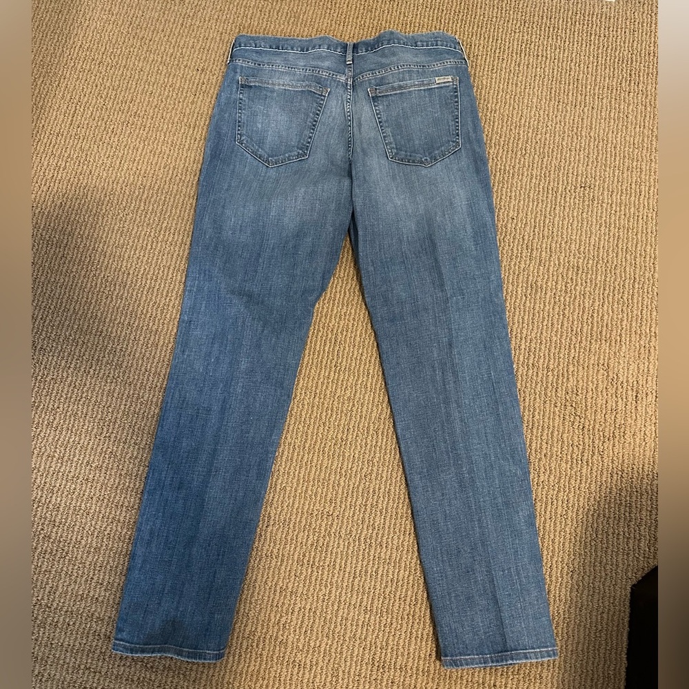 Eddie Bauer Blue Straight Leg Jeans with Classic Fading